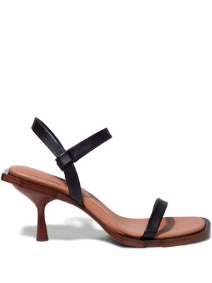 Simkhai Roma heeled leather sandals - Brown