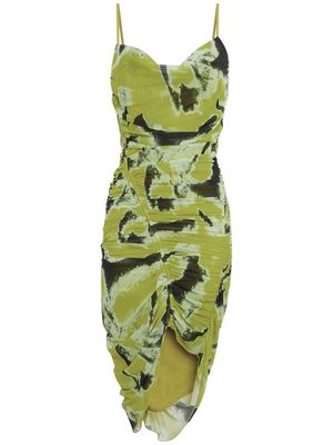 Simkhai Standard Trixie graphic-print dress - Green