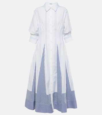 Simkhai Striped cotton shirt dress