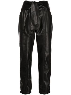 Simkhai Tessa faux-leather trousers - Black
