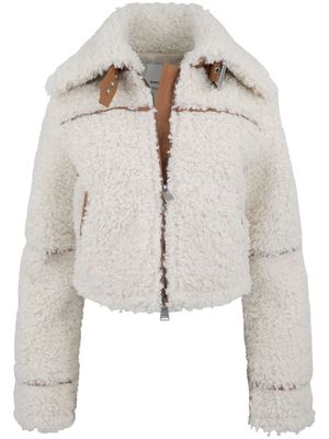 Simkhai Triana faux-shearling jacket - Neutrals