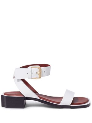 Simkhai Turner buckled sandals - White