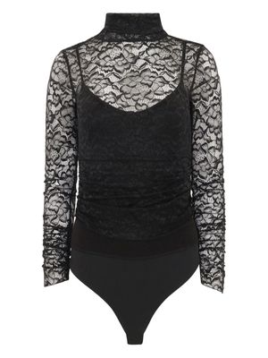 Simkhai Velora floral-lace bodysuit - Black