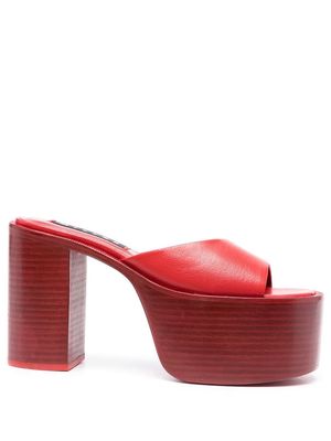 Simon Miller 120mm slip-on sandals - Red