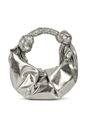 Simon Miller Lopsy metallic shoulder bag - Silver