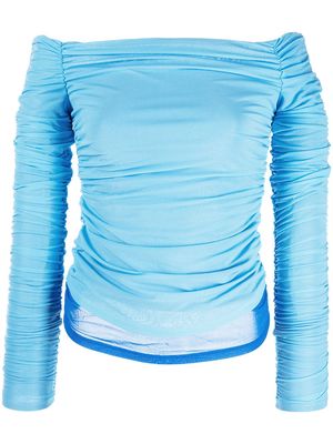 Simon Miller Nai off-shoulder layered top - CLEAR BLUE