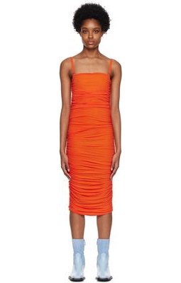 Simon Miller Orange Jota Midi Dress