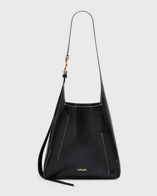 Simona Leather Shoulder Bag