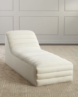 Simone Channel Tufted Chaise