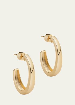Simone Gold-Plated Hoop Earrings