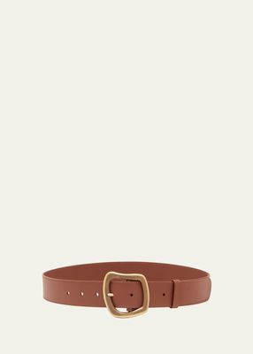 Simone Leather Belt, Medium
