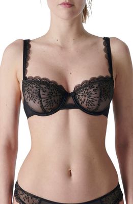 Simone Perele Singuliere Underwire Demi Bra in Black