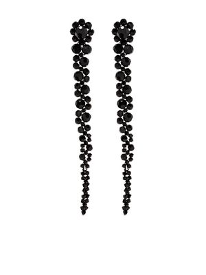 Simone Rocha bead-emellished drop earrings - Black