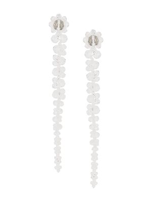 Simone Rocha beaded drop earrings - White