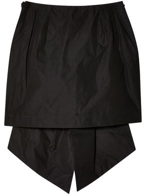 Simone Rocha bow-detail mini skirt - Black