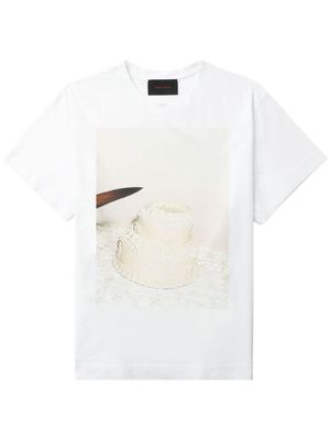 Simone Rocha Cutting Cake cotton T-shirt - White