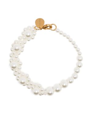 Simone Rocha Daisy faux-pearl-embellished bracelet - White