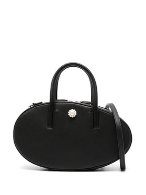 Simone Rocha Egg Case leather bag - Black