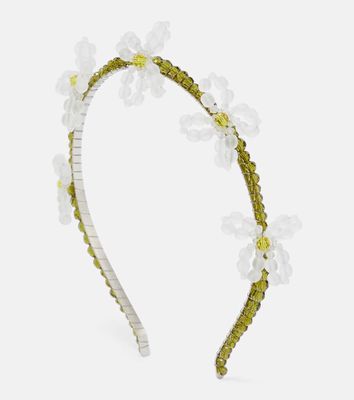 Simone Rocha Embellished floral headband