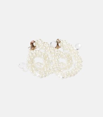 Simone Rocha Faux pearl embellished earrings