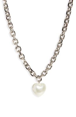 Simone Rocha Imitation Pearl Heart Pendant Necklace