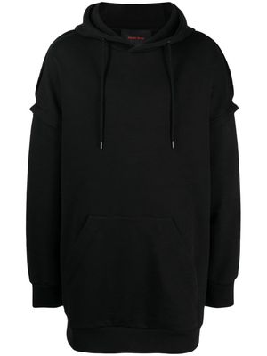 Simone Rocha oversized drawstring hoodie - Black