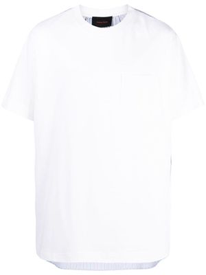 Simone Rocha panelled cotton T-shirt - White