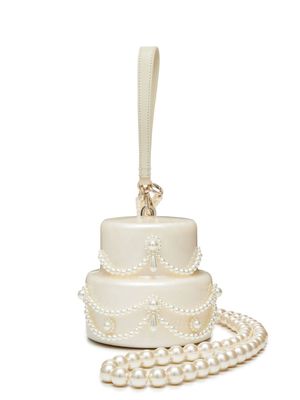 Simone Rocha pearl-embellished cake mini bag - Neutrals