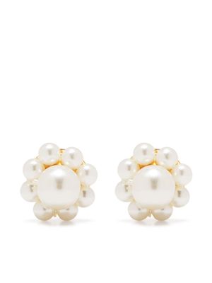 Simone Rocha pearl-embellished earrings - Gold