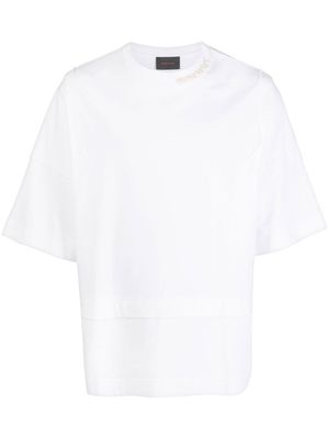 Simone Rocha pearl-embellished layered T-shirt - White