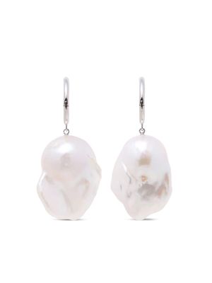 Simone Rocha pearl-pendant earings - White