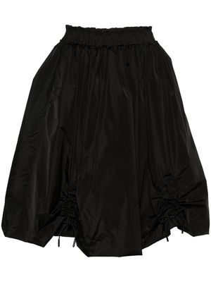 Simone Rocha ruched puffball shell skirt - Black