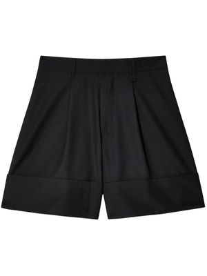 Simone Rocha Sculpted Newsboy tailored shorts - Black