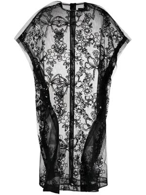 Simone Rocha sequin-embellished T-shirt dress - Black