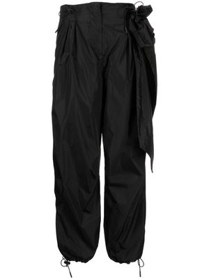 Simone Rocha strap-detail cropped trousers - Black