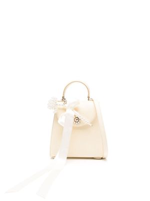 Simone Rocha Valentine beaded crossbody bag - Neutrals