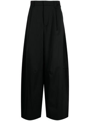 Simone Rocha wide-leg tailored trousers - Black