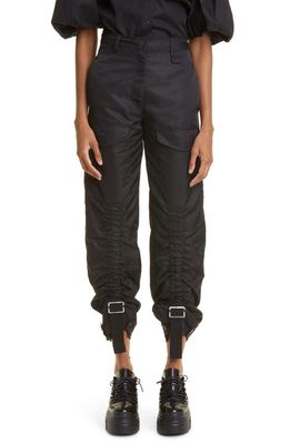 Simone Rocha Women's Ruched Trousers in Black