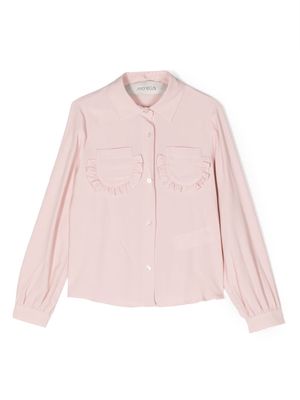 Simonetta chest-pockets long-sleeve shirt - Pink