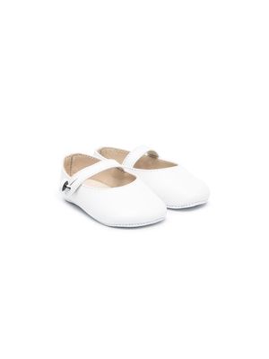 Simonetta leather ballerina shoes - White