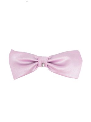Simonetta metallic bow-detail headband - Pink