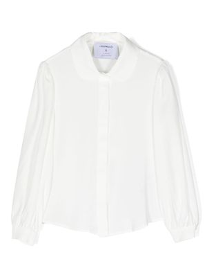 Simonetta Peter Pan-collar button-up shirt - White