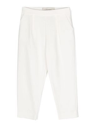 Simonetta pleated trousers - White