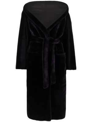Simonetta Ravizza Aria reversible shearling coat - Purple