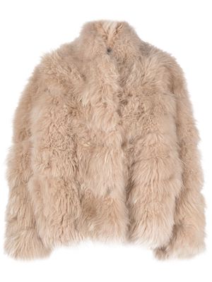 Simonetta Ravizza Banny fur jacket - Neutrals