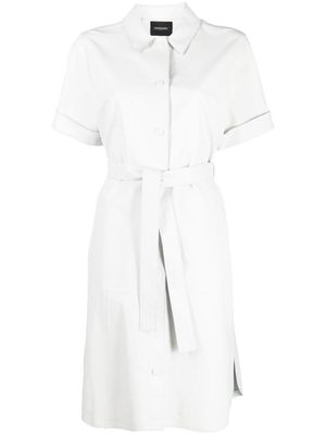 Simonetta Ravizza Bella shirt midi-dress - White