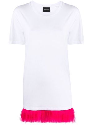 Simonetta Ravizza contrasting-trim cotton T-shirt - White