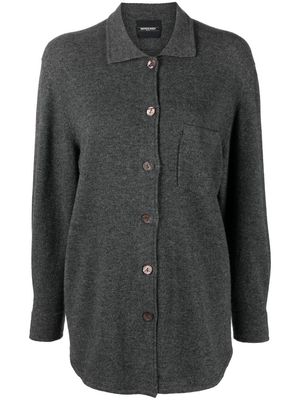Simonetta Ravizza fine-knit cashmere shirt - Grey