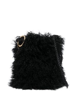 Simonetta Ravizza Furrissima Pocket crossbody bag - Black