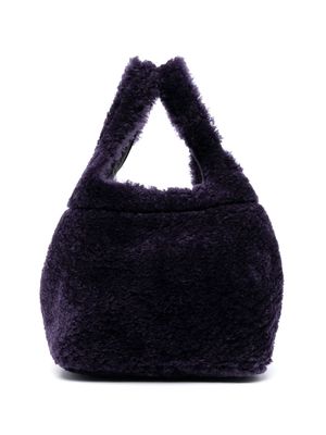 Simonetta Ravizza Furrissima shearling bucket bag - Purple